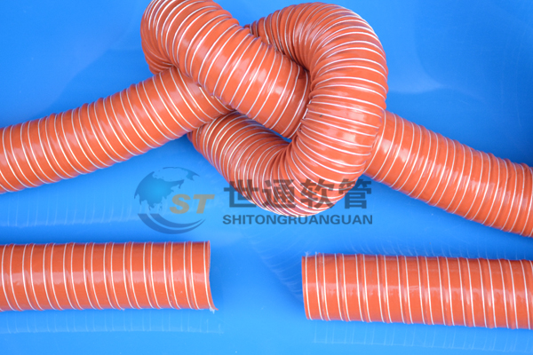 紅色高溫管,通風(fēng)軟管,通風(fēng)管,熱風(fēng)管,耐熱風(fēng)管