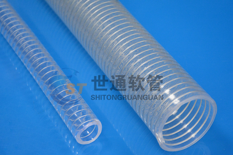 ST00258軟管,耐高溫鋼絲管,PVC透明鋼絲軟管，PVC鋼絲增強軟管